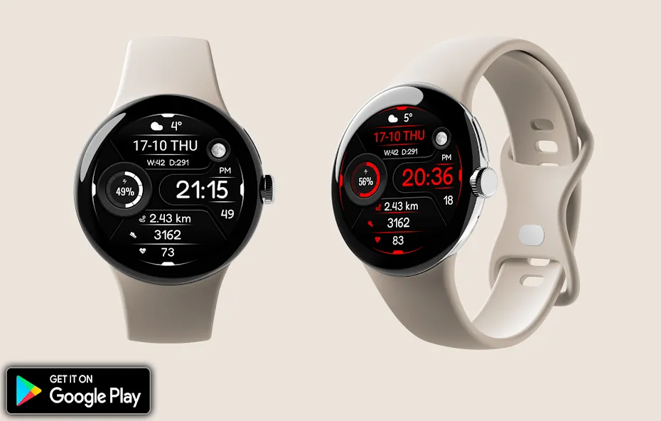 Animated Onysy Watch face screenshot 2