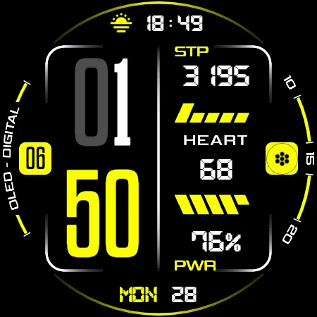 Oled - Digital v3 | watch face screenshot 15
