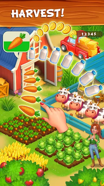 Farm Town: Merge Village Story screenshot 4
