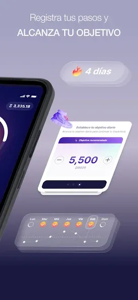 Podómetro de Sweatcoin screenshot 2