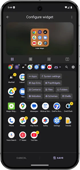 Folder Widget - Large Folders screenshot 4