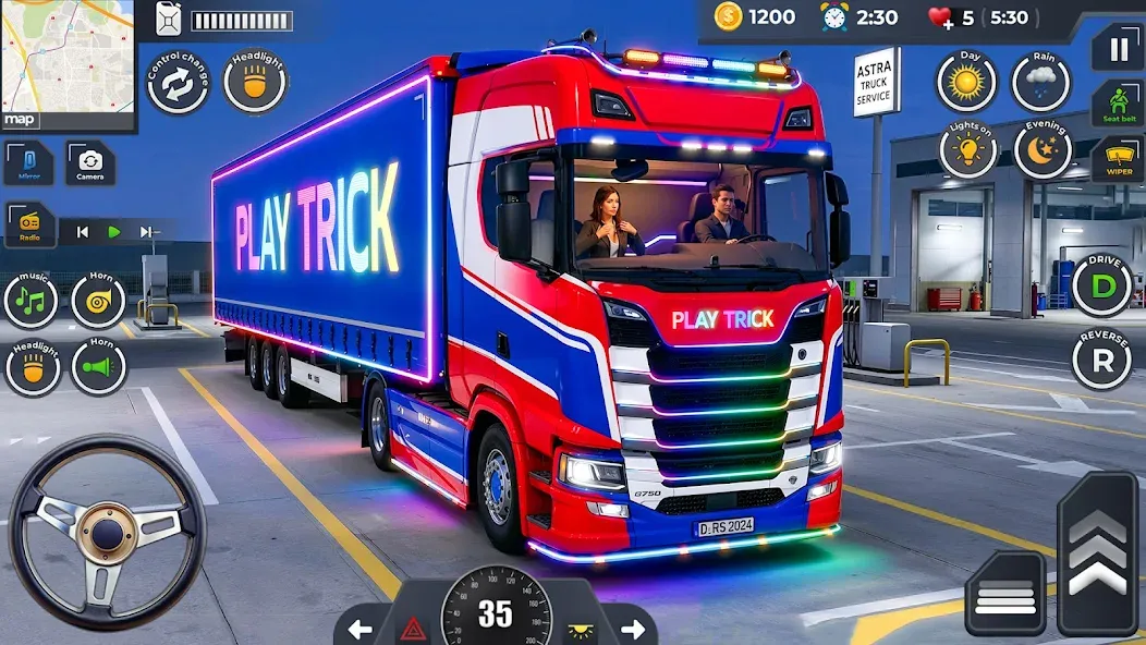 US Truck Driving Simulator 3D screenshot 2