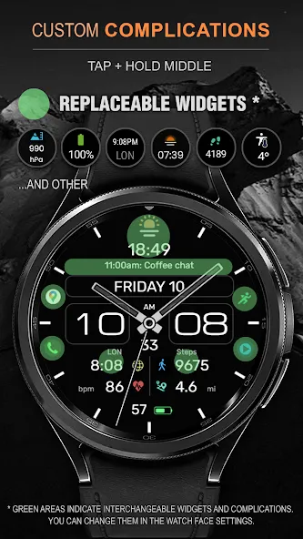 WFP 236 Hybrid watch face screenshot 4