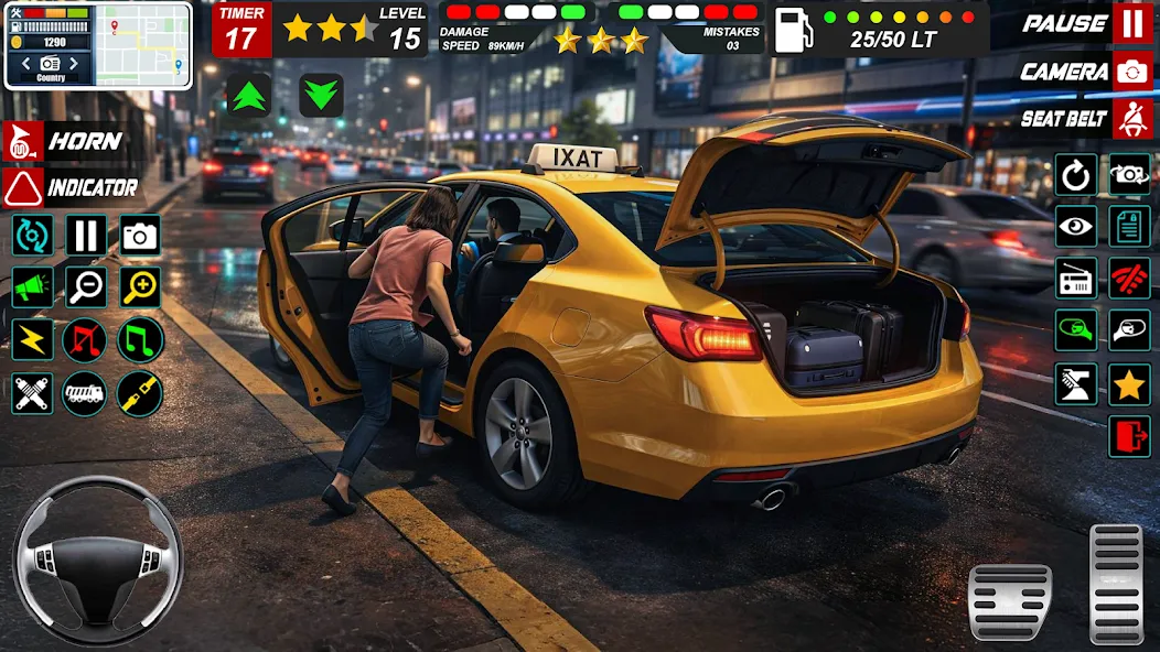 Taxi Simulator Car Driving screenshot 2