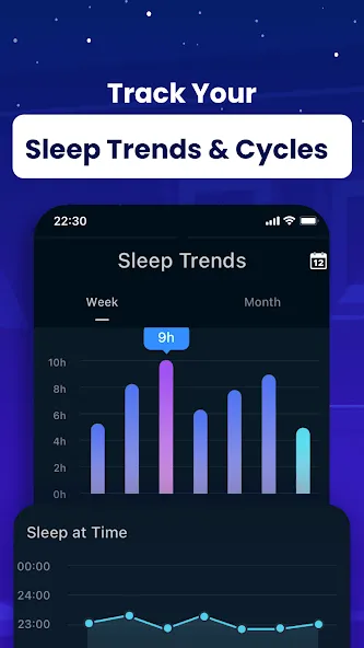 Sleep Monitor - 睡眠追踪、录鼾声梦话、助眠 screenshot 30