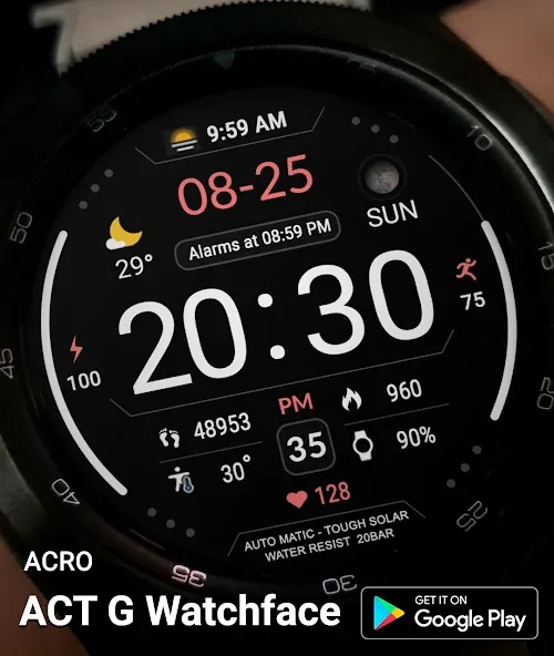 ACRO ACT G Watchface screenshot 2
