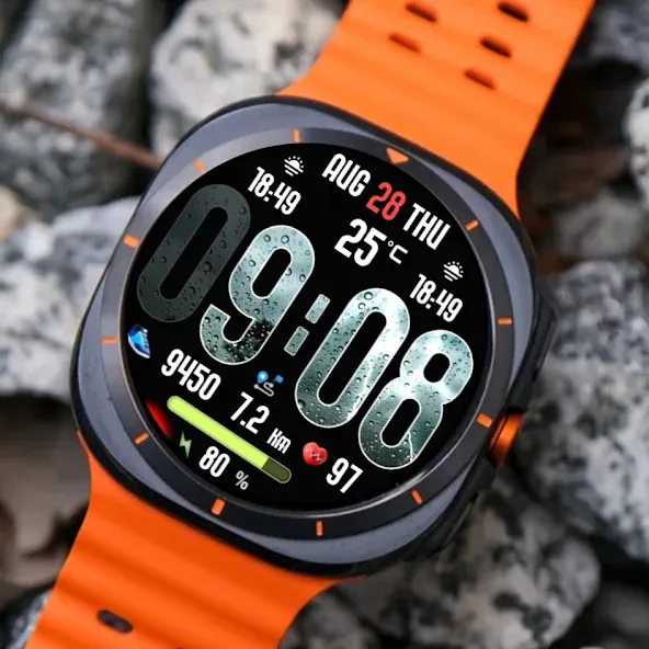 Animated Weather Digital Clock screenshot 5