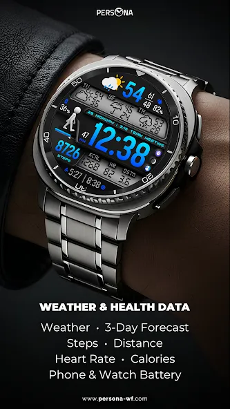 PER36 Digital Watch Face screenshot 3