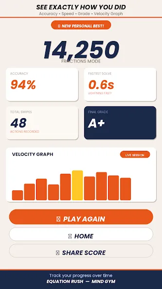 Equation Rush - Brain Training screenshot 4