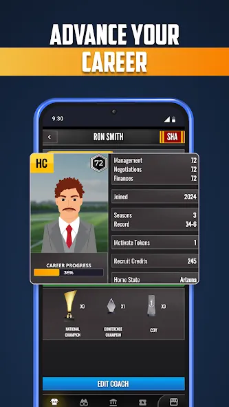 ULT College Football Coach screenshot 7