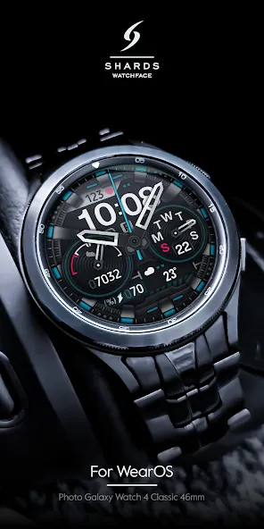 SH042 Watch Face, WearOS watch screenshot 3