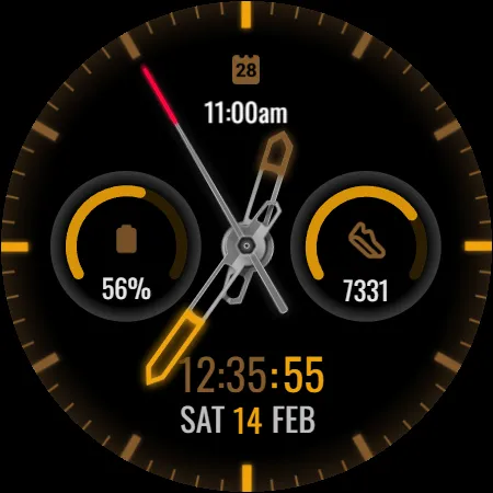 Hybrid watch face H2 screenshot 31