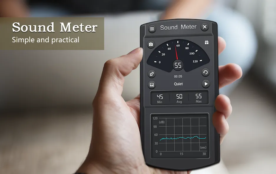Sound Meter - Decibel Meter screenshot 1