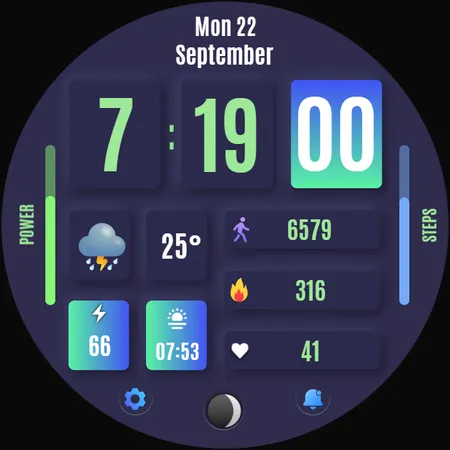 Baku Digital Watch Face screenshot 35
