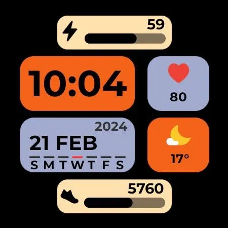 Night 52 - watch face screenshot 21
