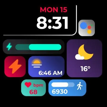 Night ver 03 - watch face screenshot 24