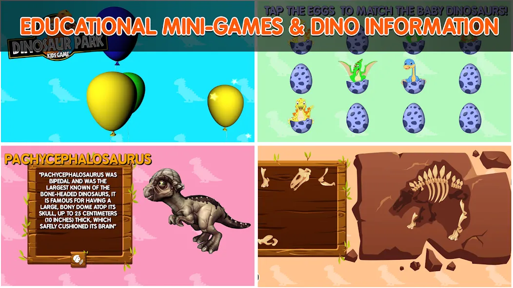 Dinosaur Park 子供のためのゲーム screenshot 7