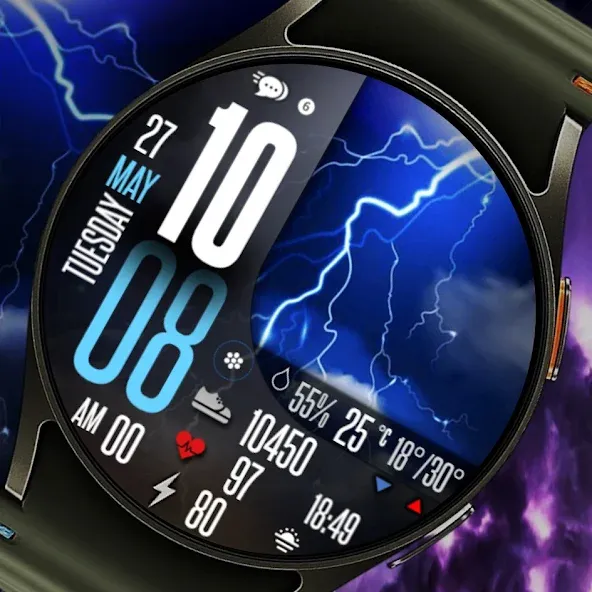 Animated Weather Modern IW07 screenshot 7