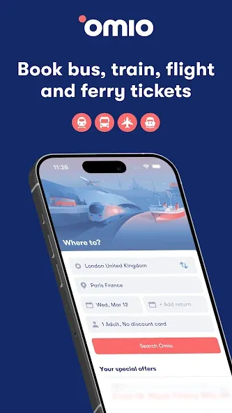 Omio: Book Train, Bus, Flights screenshot 2