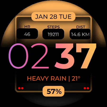 Watch Face WF124 screenshot 3