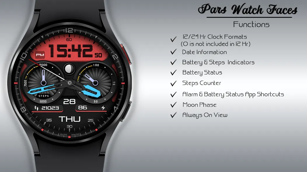 Colorful Hybrid Watch Face screenshot 5