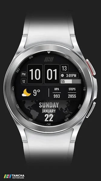 Tancha S54 Digital Watch Face screenshot 4