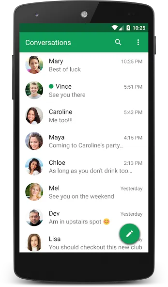 Chomp SMS screenshot 1