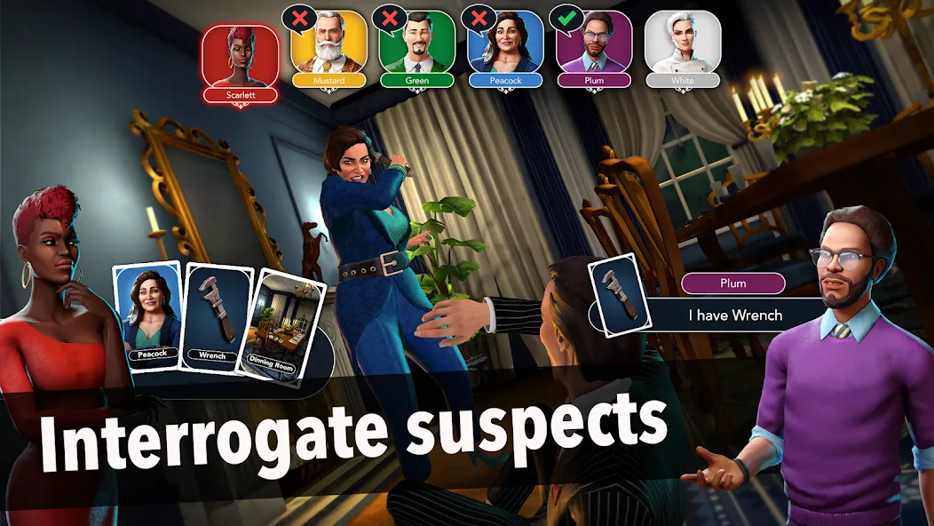 Cluedo: Official Hasbro Game screenshot 2