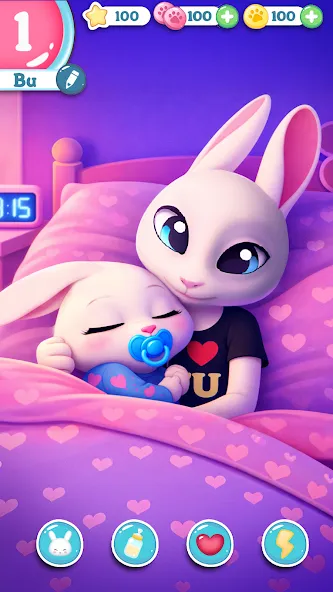 Bu Bunny - Cute pet care game screenshot 3