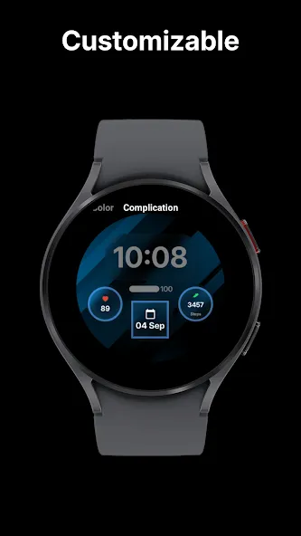 Liquid Glass Watch Face screenshot 4