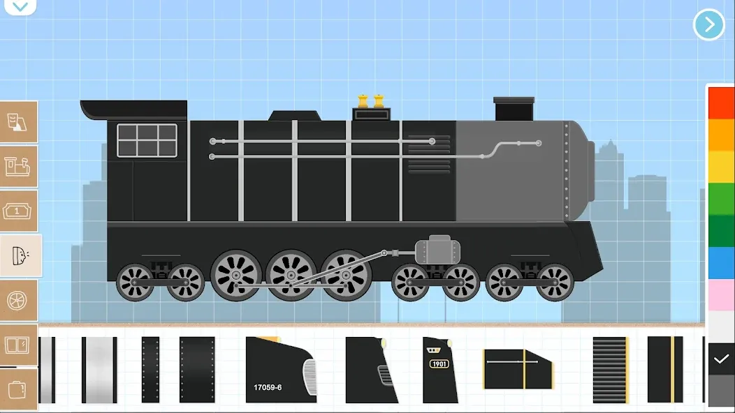 Brick Train Spiel für Kinder screenshot 2