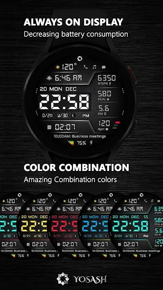A440 Digital Health Face screenshot 7