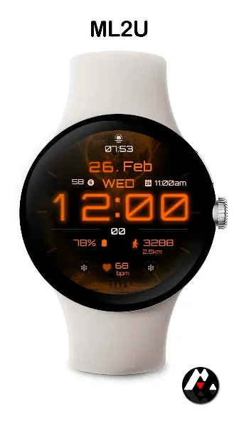 ML2U 199 Watch Face screenshot 1