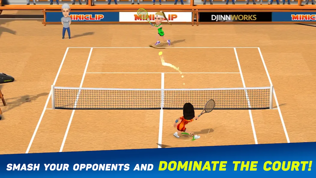 Mini Tennis: Perfect Smash screenshot 2