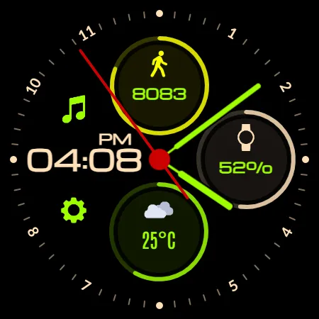Fusion Rings Watch Face screenshot 9