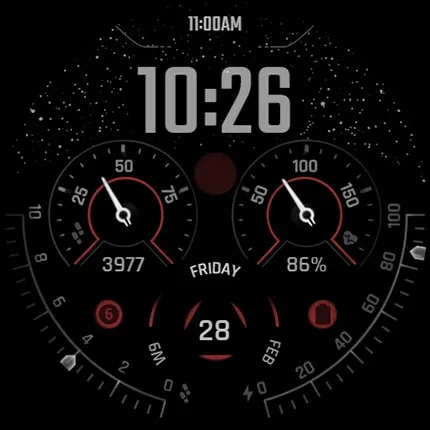 S4U Race2 - digital watch face screenshot 16