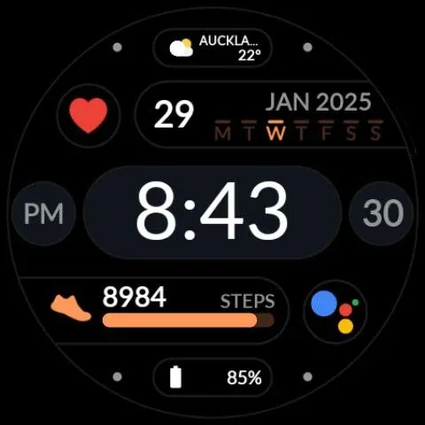 Night ver 66 - watch face screenshot 21