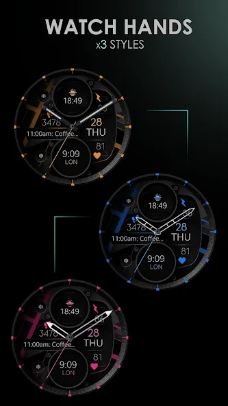 Dream 133 analog watch face screenshot 3