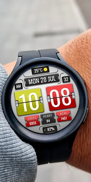 DIGI FLIPNOUR CTS35 Watch face screenshot 2