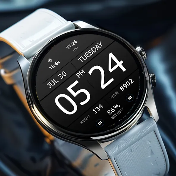 Key WF34 Digital Watch Face screenshot 8