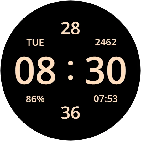 Less Is More - Watch Face screenshot 8
