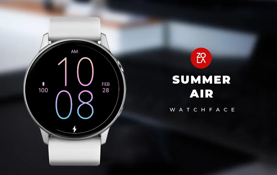 Summer Air Watch Face screenshot 1