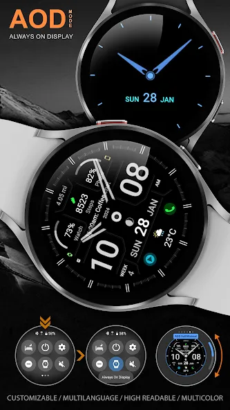 WFP 320 Hybrid watch face screenshot 8