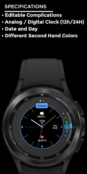 Virtuous Night - watch face screenshot 4