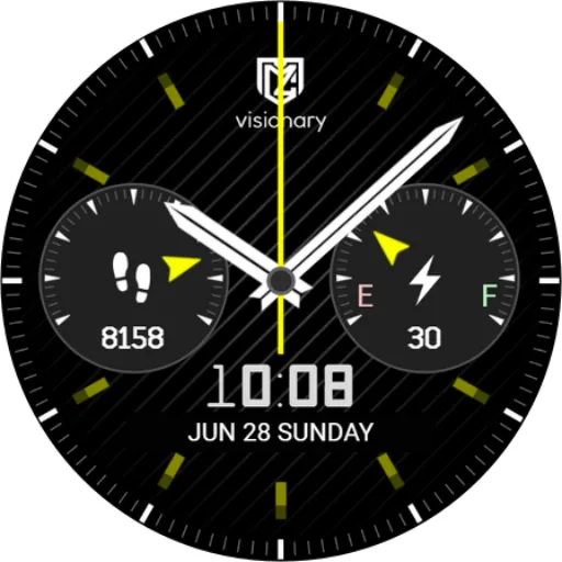Classic Black Watch Face screenshot 23