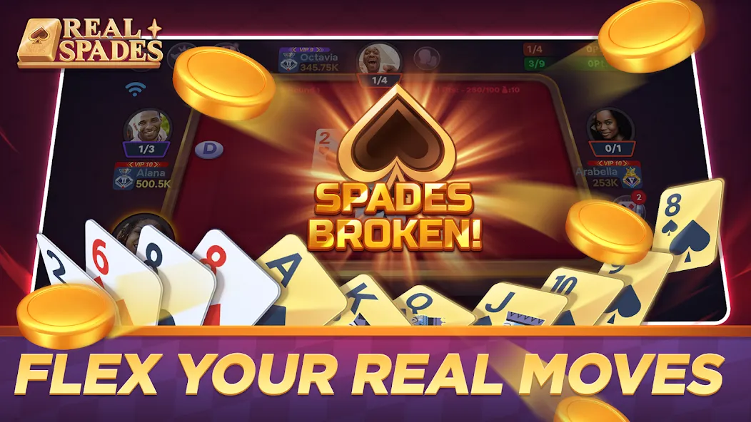 Real Spades Zingplay screenshot 5