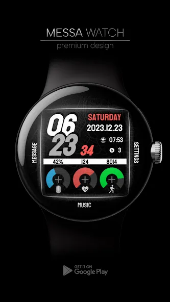 Sport - Digital Watch Face NY screenshot 1