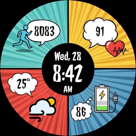 Digital Watchface Comic 2 screenshot 27