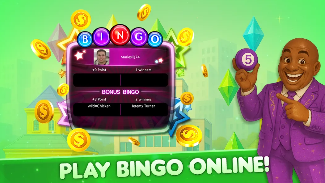 Bingo City 75 – Jogos de Bingo screenshot 4