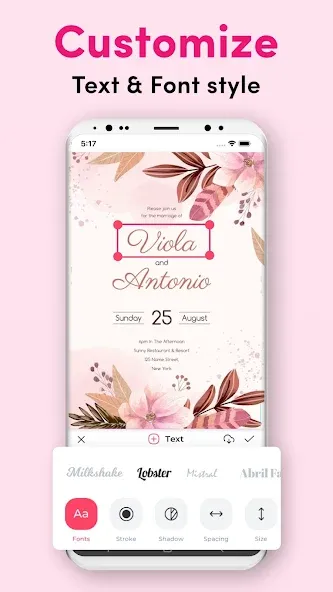 Invitation Maker - Card Design screenshot 3